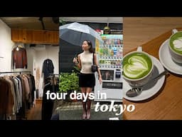 FOUR DAYS IN TOKYO | cafe hopping, food, and vintage shopping!