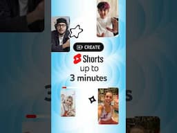 UPDATE: Create 3 Minute Shorts 📲🙌