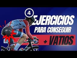 CICLISTAS, ¡Aumenta tu POTENCIA con estos 4 Ejercicios de GLÚTEOS!