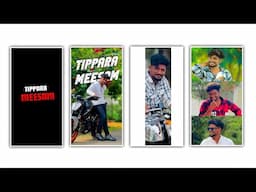 New Trending Tippara Mesam Lyrics 1Pic Effect Video Editing in Alight Motion Telugu | mahi tech info