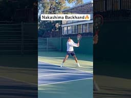 Brandon Nakashima Backhand Is Solid💪