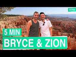 Bryce Canyon & Zion National Park in 5 minutes 🌟 HIGHLIGHTS in the parks