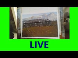 PAINTING A SHEEP SHED IN ACRYLICS LIVE