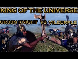 TOTAL WAR:PHARAOH TOURNAMENT !  Vileurple VS. Gr33n Knight ! KING OF THE UNIVERSE !