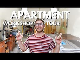 workshop in an APARTMENT?! | small shop tour