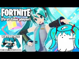 Playing fortnite for the first time just because they added Hatsune Miku