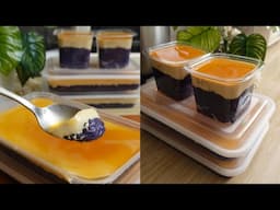 Combine Sticky Rice and Leche Flan! What a Delight! 🤤 Easy No Bake No Steam Leche Flan Recipe