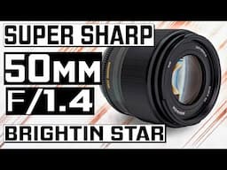 Brightin Star 50mm f1.4 Impressively Sharp Lens (APS-C Sony E-Mount)