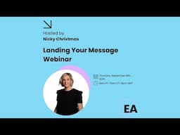 Landing Your Message Webinar