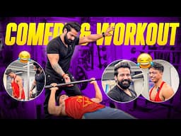 Push Workout|| Thoda Pump Aate Hi Ise Competition Khelna Hai🤣