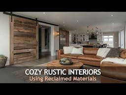 Cozy Rustic Home Design: Ideas Using Reclaimed Materials