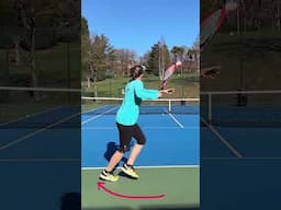 mMove around your #tennisbackhand with a drop step! #tennisforehand