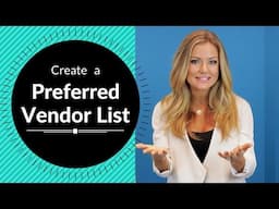 Create a Perferred Vendor List