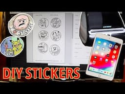 How to Make DIY Stickers With an iPad, Procreate & Thermal Printer | Easy & Cheap!