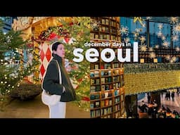 seoul's christmas decor is on another level! 🎄 cozy introvert day, mom & son date | korea vlog