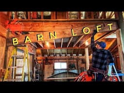 New Series! Finishing the Pole Barn. Ep 1: Loft Posts, Beams, & Joists