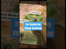 The Wandering Village Future Roadmap 🦕🗺️ #indiegames #citybuilder