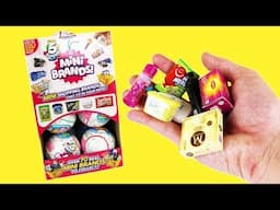 Miniature Tiny Food and Product Brands Blind Bags - Mini Brands Full Box Opening