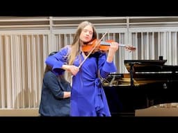 Violin Recital and Gift Exchange of 16-years-old Karolina Protsenko