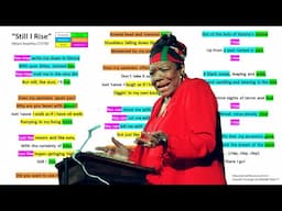 Maya Angelou ‘Still I Rise’ Poem: Techniques Annotated