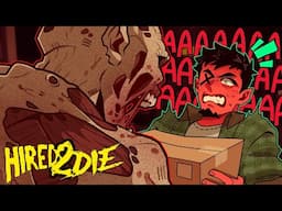 THIS NEW HORROR GAME SCARED THE HELL OUTTA US! | Hired 2 Die (w/ H2O Delirious, Kyle, Squirrel)