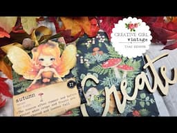 Let's make an Autumn Pocket w/ an enchanted Pumpkin Fairy tucked inside! HAPPY FIRST DAY OF AUTUMN