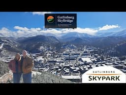 Gatlinburg SkyBridge In The Snow!