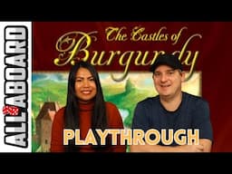 CASTLES OF BURGUNDY | Boardgame | How to Play and Full 2-Player Playthrough