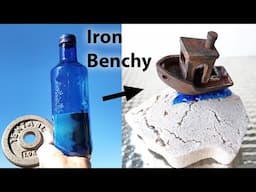 Melting Iron in a Microwave! Gym weight to Benchy Boat #metalmelting