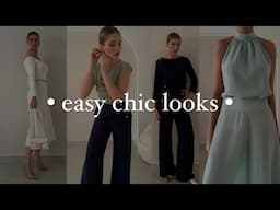 EASY CHIC LOOKS | 4 opções elegantes