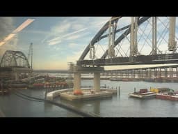 Amtrak's Northeast Corridor: New Portal Bridge Construction Update (1/26/25)