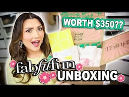 FABFITFUN SPRING 2025 UNBOXING 🌸 WORTH UP TO $350??