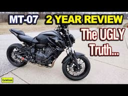 Yamaha MT-07 | TWO YEAR REVIEW - BAD & Good | MT-09 vs MT-07