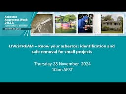 Know your asbestos webinar