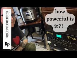 Powering Your Instant Pot with SOLAR Energy for Emergencies