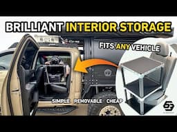 Affordable & Removable Interior Storage for ANY Vehicle! - 63 Industries KARGA System