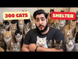 Visiting a MASSIVE The Crazy Cat Shelter! Abandoned cats learns to trust again