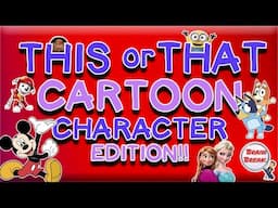 This or That? Cartoon Character Edition! | Would You Rather? | Fun Fitness for Kids | GoNoodle| PE