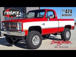 BARRETT JACKSON LOT#474, 1987 Custom Chevrolet V10 Silverado, 4x4 - 5.3L - V8 EFI, Auto, AC, 4" Lift