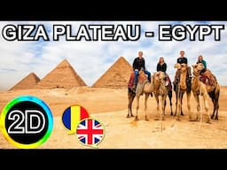 Pyramids Giza Plateau #Egypt Visit Walking Tour Desert Travel 6K 3D Holiday Daniel Nelu #Travel Vlog