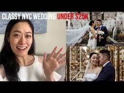 HOW TO HAVE A CLASSY NYC WEDDING - UNDER $25K!! (PART 1) WHAT WE WORE