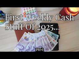 First Weekly Cash Stuffing of 2025 | Savings Challenges Updated | UK Cash Stuffing Envelopes