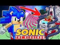 BEATING Minecraft With Sonic Characters ONLY! 🐲✨Sonic Add-On