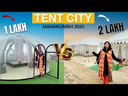 1 Lakh Dome Tent Vs 2 Lakh Premium Tent REALLY Worth the Money? ITDC ने टॉयलेट नहीं जाने दिया ❌