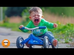 CRAZY Babies Playing with Tricycles #2 - Funny Baby Videos | Just Funniest