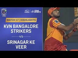 KVN Bangalore Strikers dominate the chase to defeat Srinagar Ke Veer!| Highlights | #ISPLOnJioStar