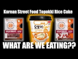 Tteokbokki Cup - Korean Street Food Topokki Rice Cake - WHAT ARE WE EATING??