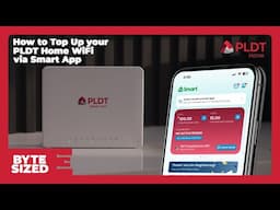 How to Top Up your PLDT Home WiFi via Smart App | BYTE SIZED