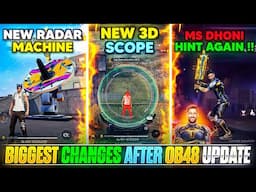 OB48 UPDATE FREE FIRE l FREE FIRE NEW UPDATE l FREE FIRE OB48 UPDATE CHANGES | FF OB48 UPDATE