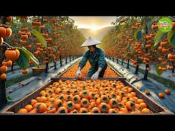 Amazing Persimmon Farming | How to Plant Persimmon from Seed to Export | Persimmon Harvesting